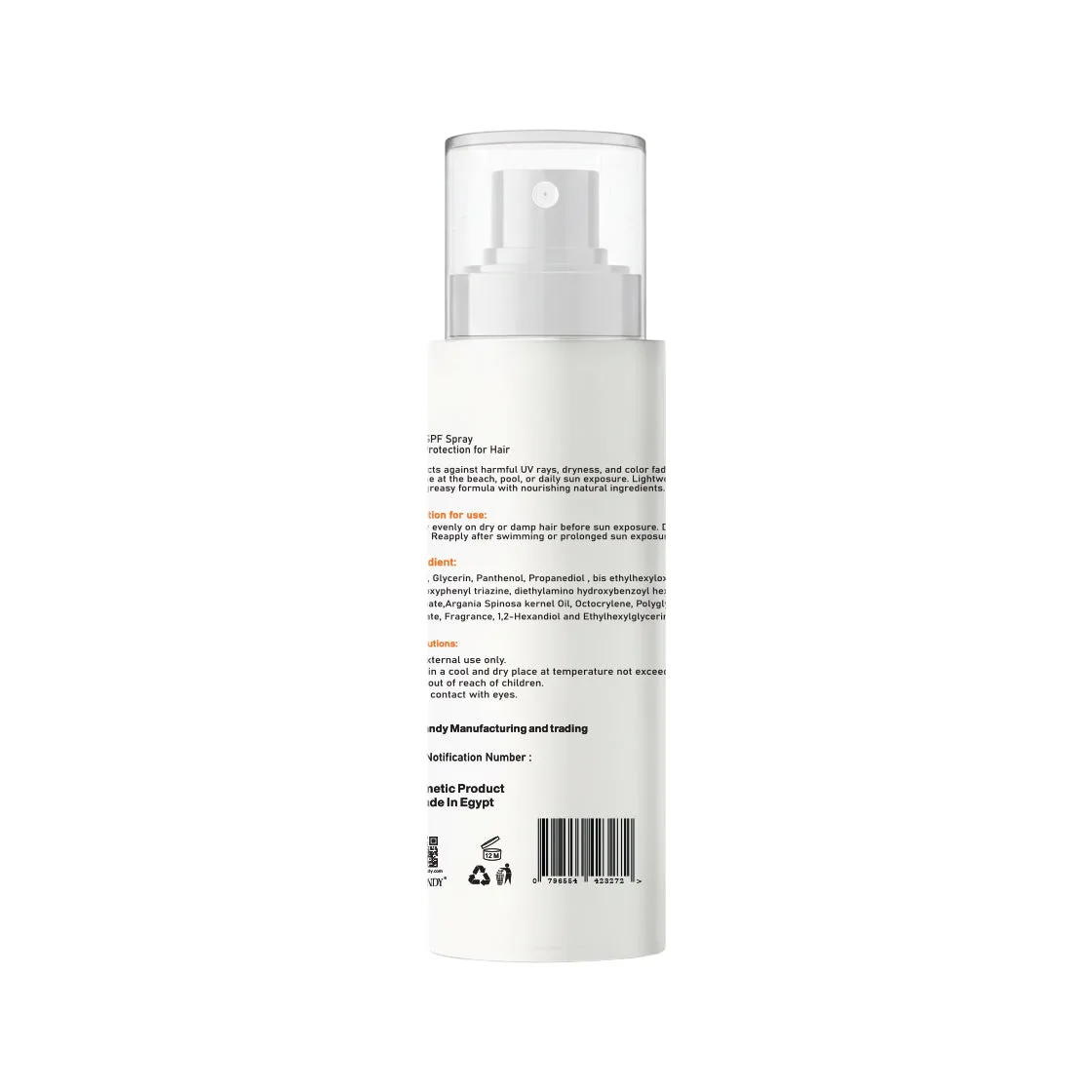 ⁦صن اند صن هير ميست واقي شمس ‎SPF 50+‎ 125 مل⁩ - الصورة ⁦9⁩
